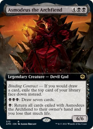 Asmodeus the Archfiend (Extended Art) [Dungeons & Dragons: Adventures in the Forgotten Realms] | Yard's Games Ltd