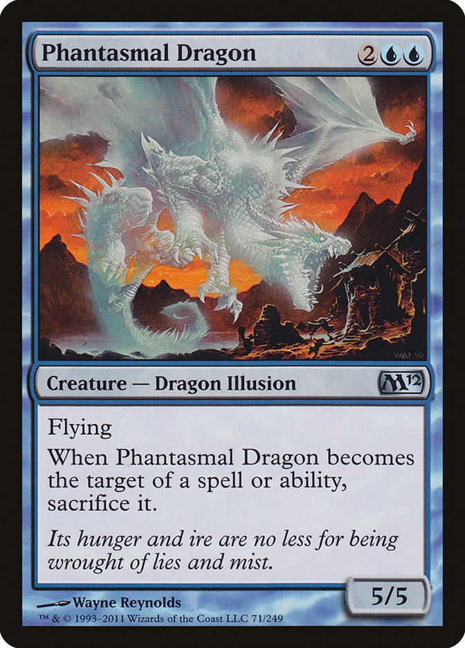 Phantasmal Dragon [Magic 2012] | Yard's Games Ltd