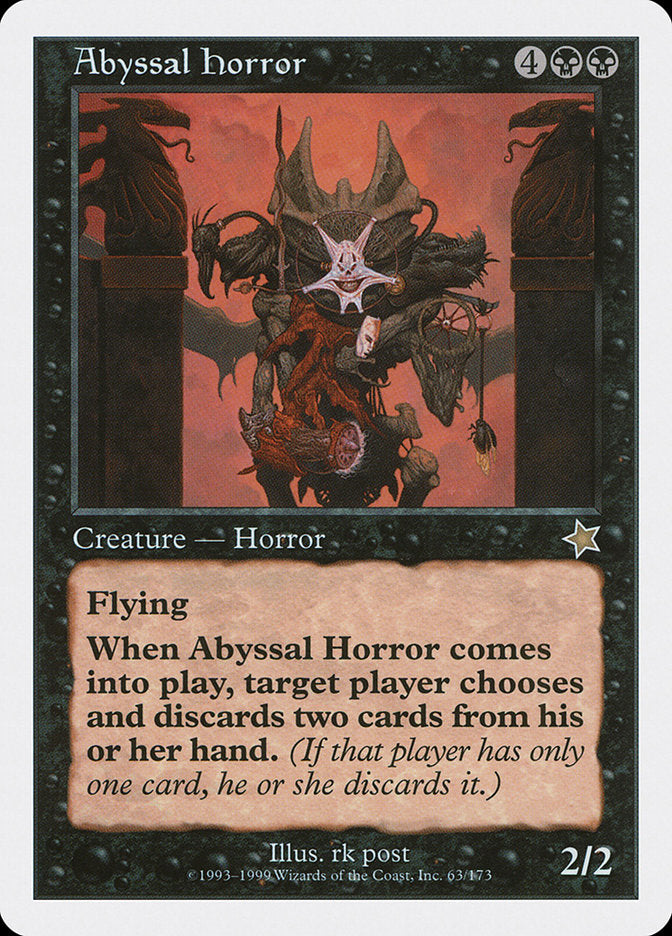 Abyssal Horror [Starter 1999] | Yard's Games Ltd