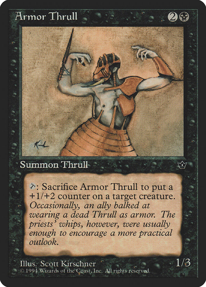 Armor Thrull (Scott Kirschner) [Fallen Empires] | Yard's Games Ltd