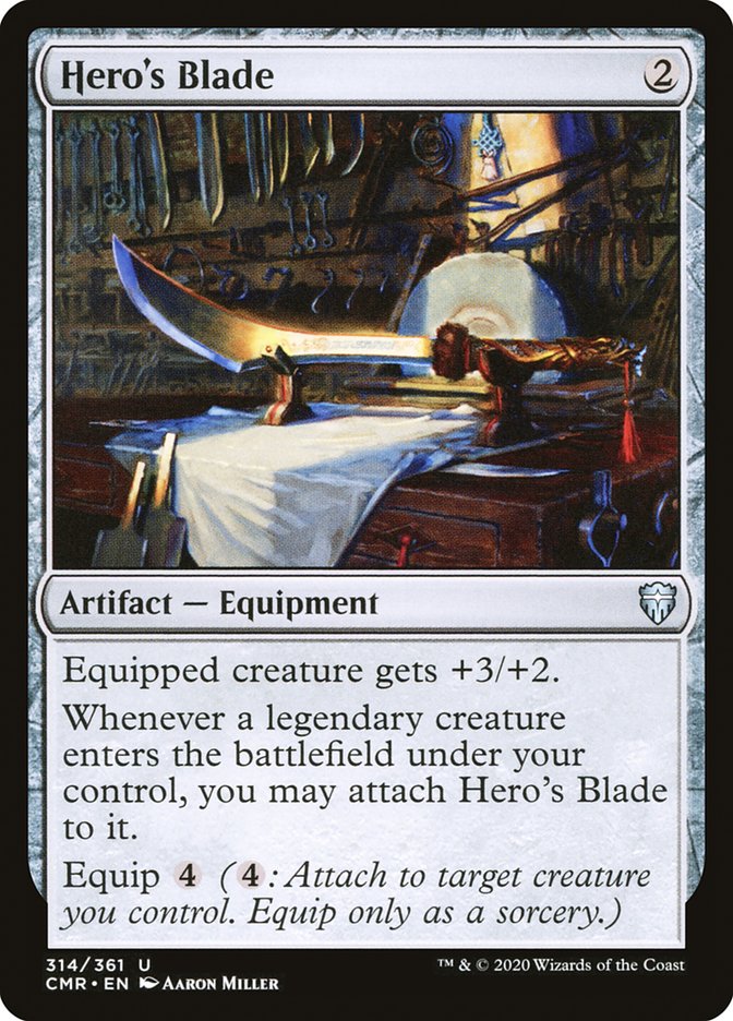 Hero's Blade (314) [Commander Legends] | Yard's Games Ltd