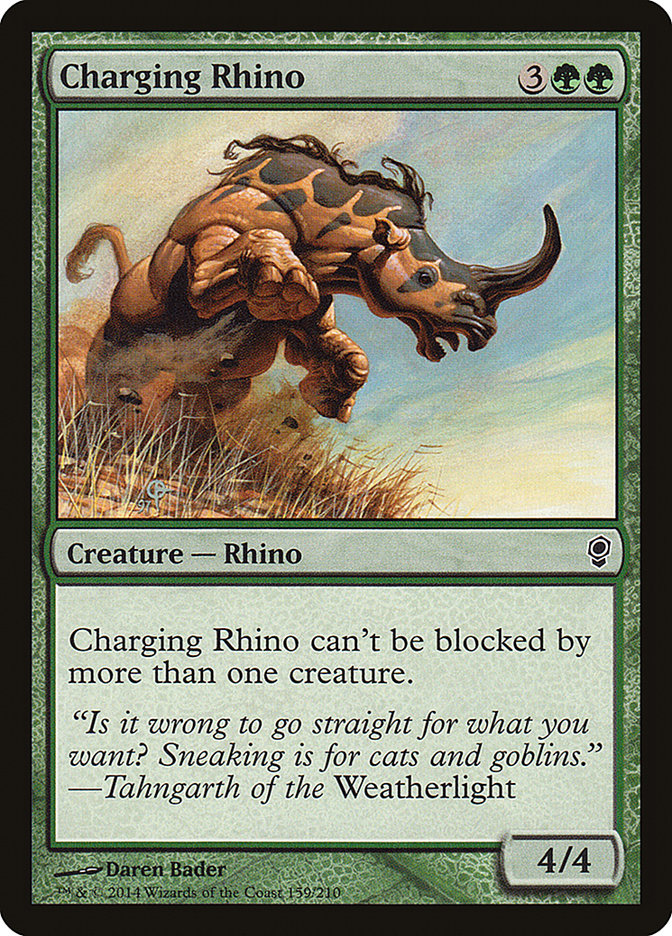 Charging Rhino [Conspiracy] | Yard's Games Ltd