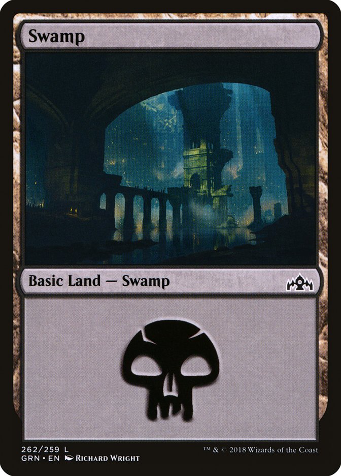 Swamp (262) [Guilds of Ravnica] | Yard's Games Ltd