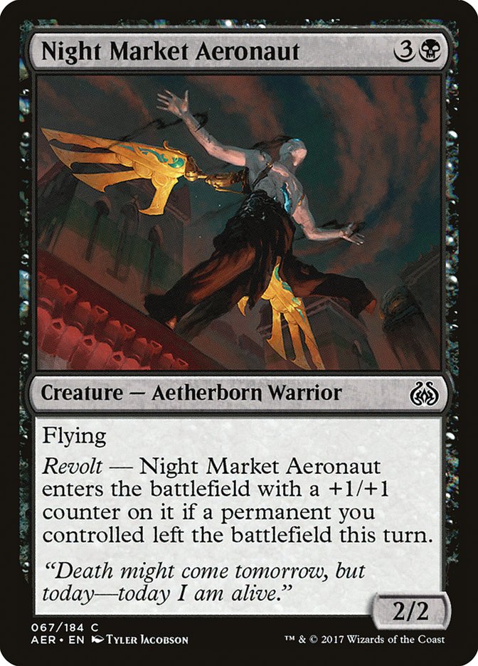 Night Market Aeronaut [Aether Revolt] | Yard's Games Ltd