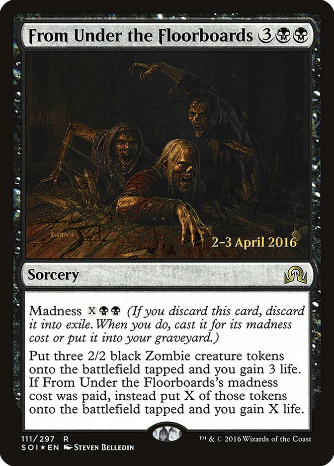 From Under the Floorboards [Shadows over Innistrad Prerelease Promos] | Yard's Games Ltd
