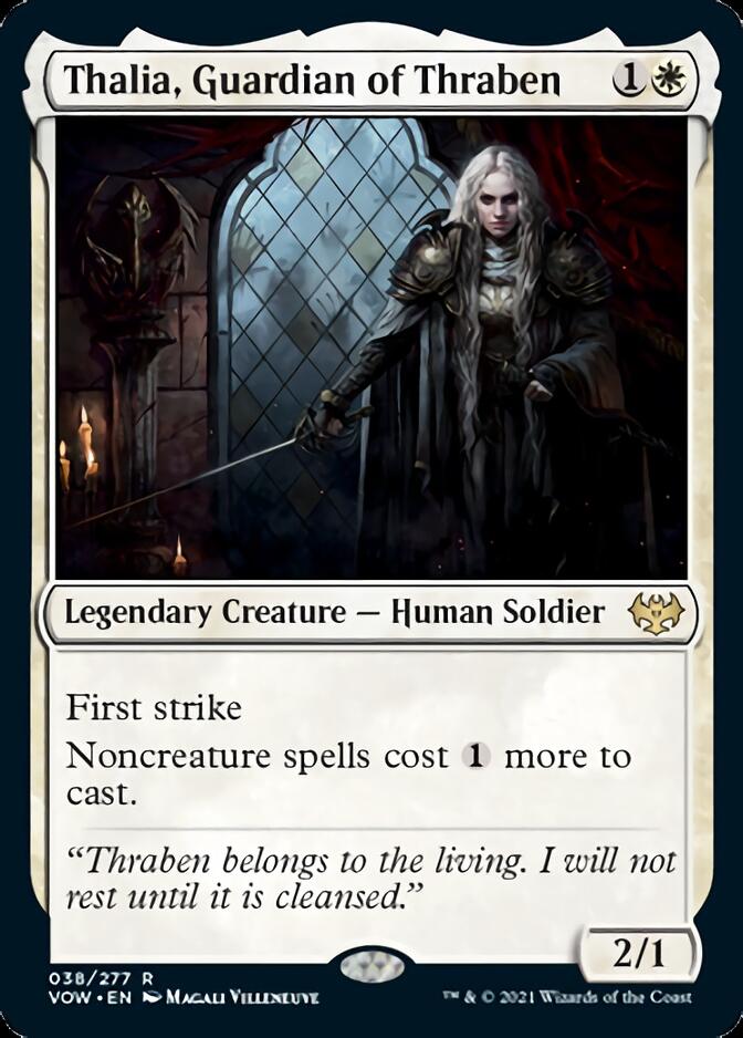 Thalia, Guardian of Thraben [Innistrad: Crimson Vow] | Yard's Games Ltd