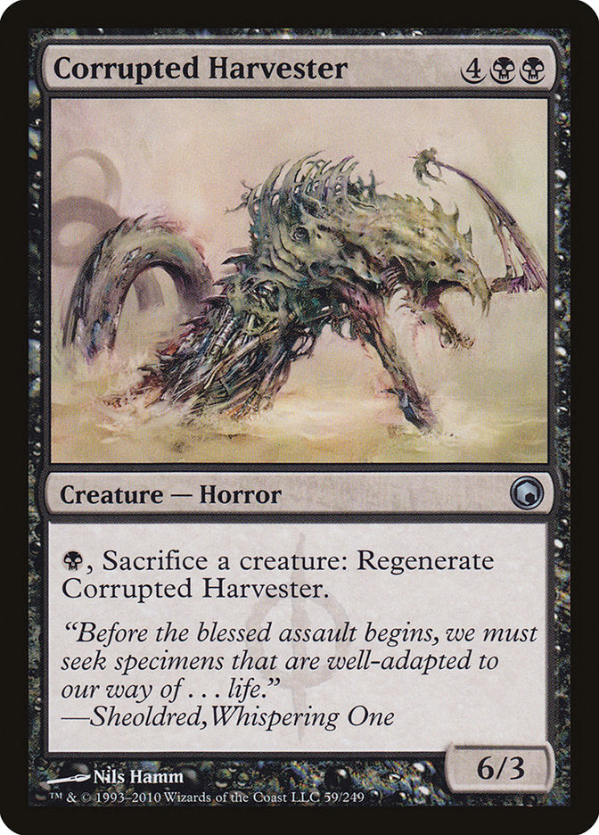 Corrupted Harvester [Scars of Mirrodin] | Yard's Games Ltd