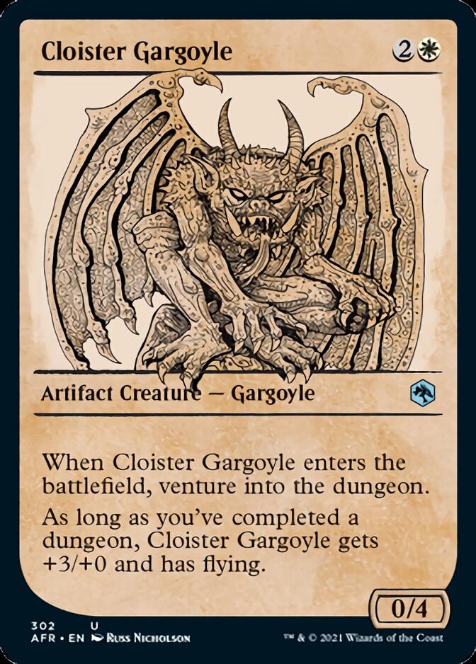 Cloister Gargoyle (Showcase) [Dungeons & Dragons: Adventures in the Forgotten Realms] | Yard's Games Ltd