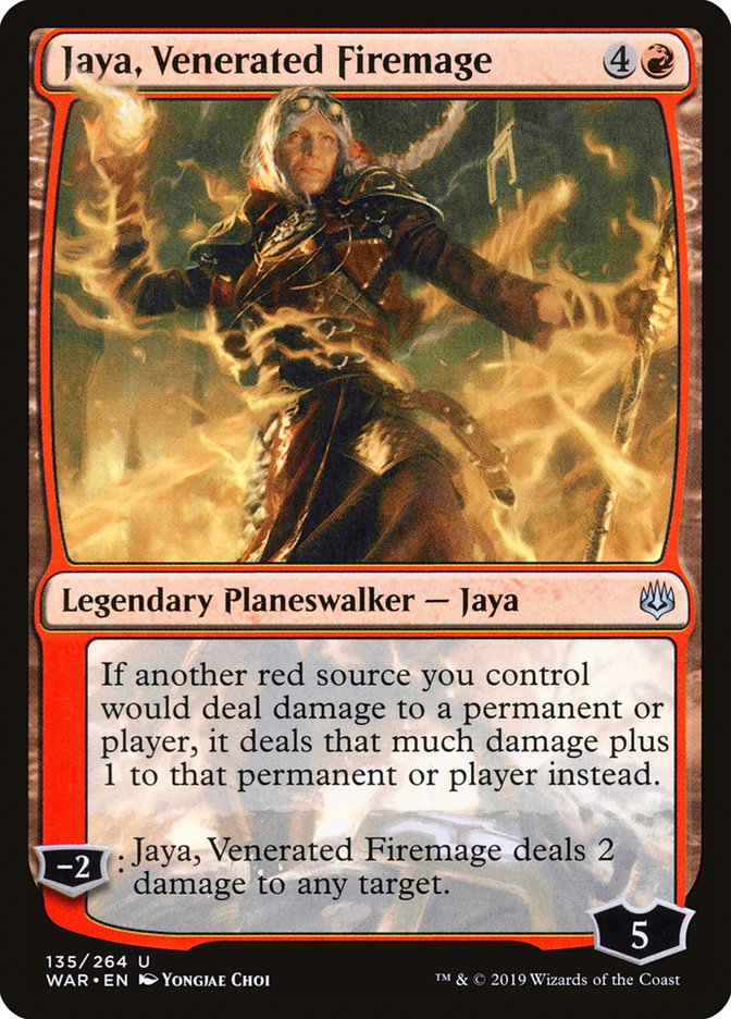 Jaya, Venerated Firemage [War of the Spark] | Yard's Games Ltd