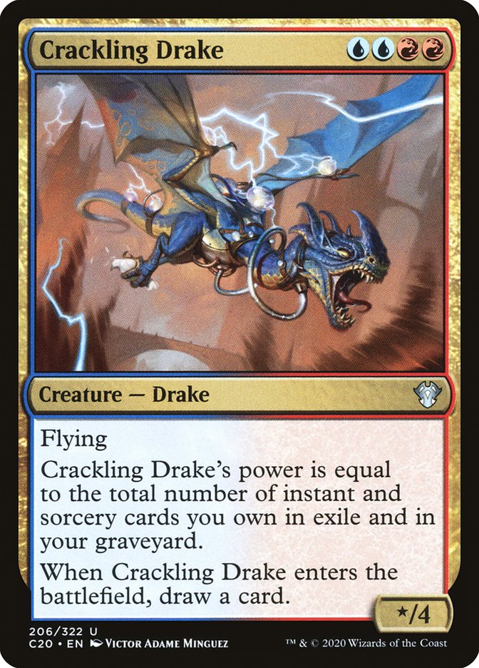 Crackling Drake [Commander 2020] | Yard's Games Ltd