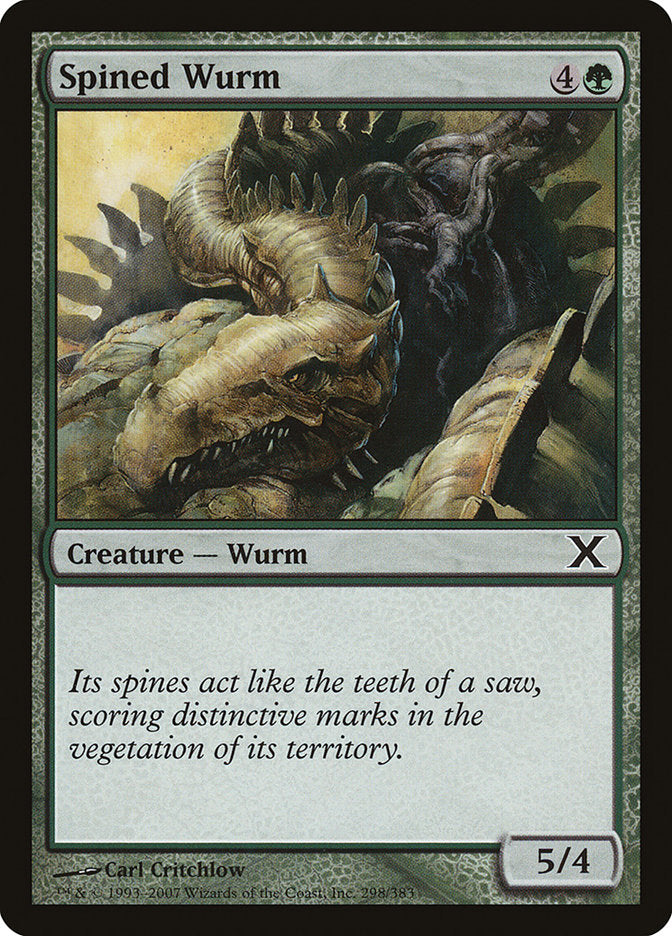 Spined Wurm [Tenth Edition] | Yard's Games Ltd