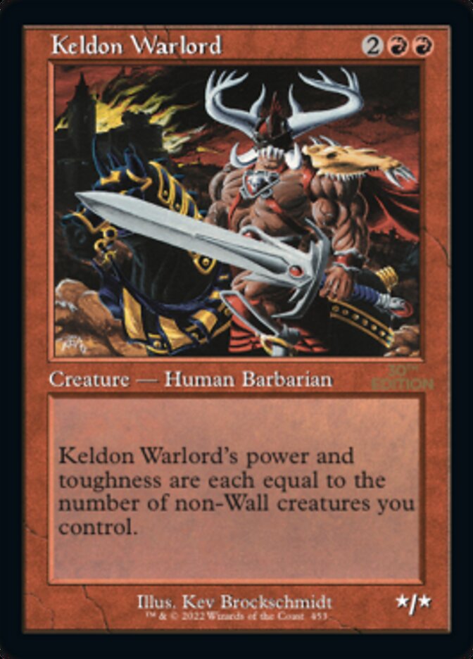 Keldon Warlord (Retro) [30th Anniversary Edition] | Yard's Games Ltd