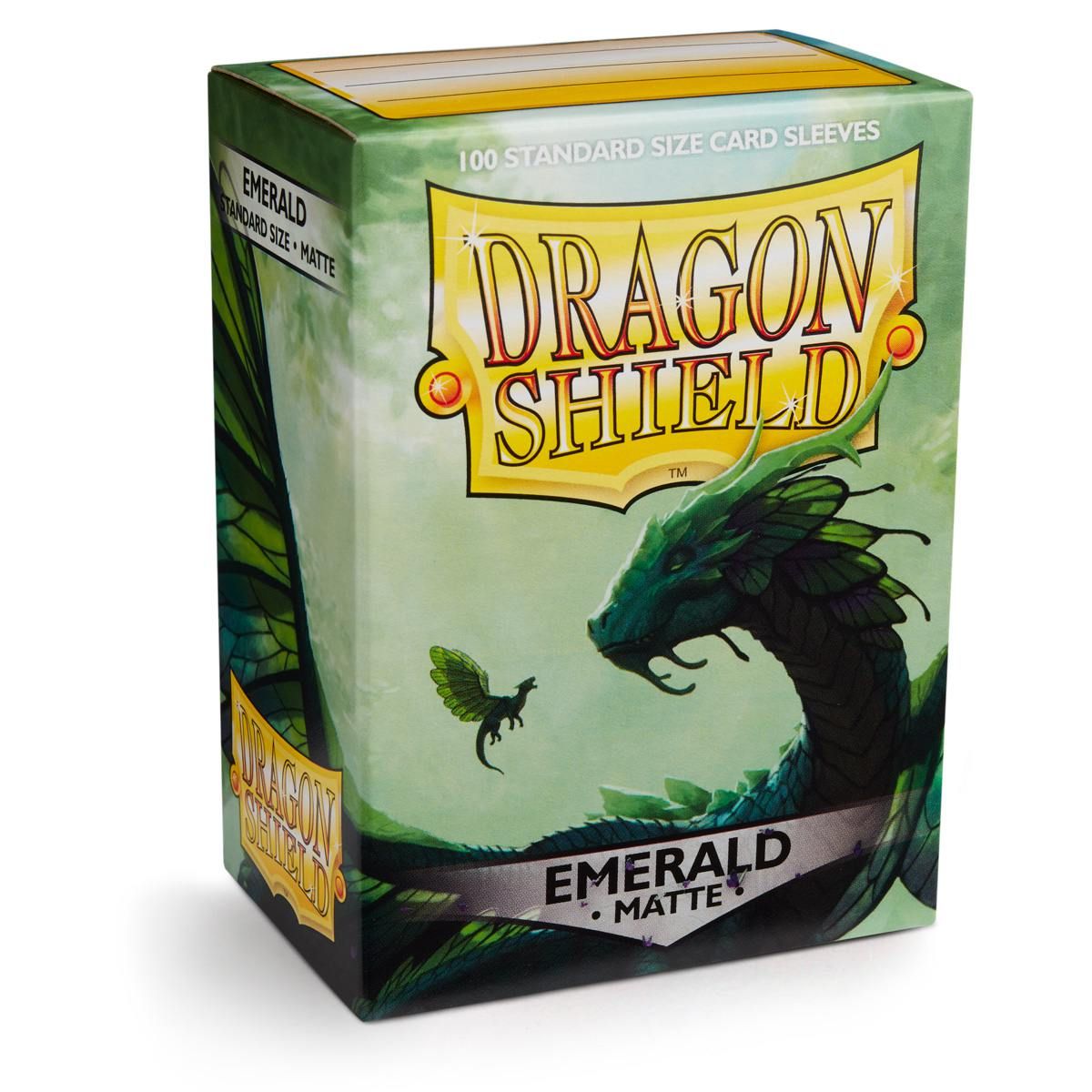 Dragon Shield: Standard 100ct Sleeves - Emerald (Matte) | Yard's Games Ltd