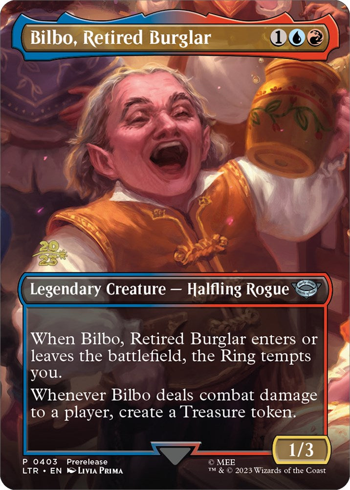 Bilbo, Retired Burglar [The Lord of the Rings: Tales of Middle-Earth Prerelease Promos] | Yard's Games Ltd