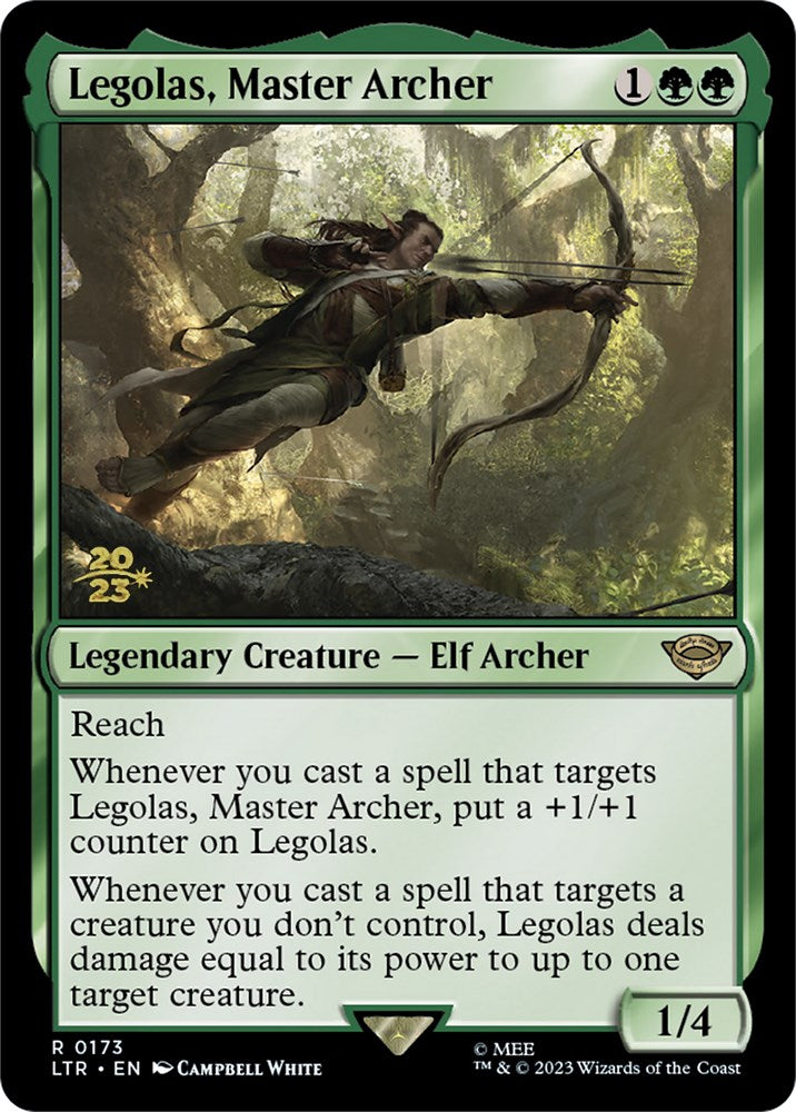 Legolas, Master Archer [The Lord of the Rings: Tales of Middle-Earth Prerelease Promos] | Yard's Games Ltd