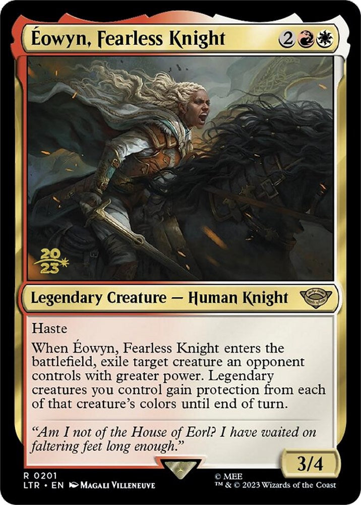 Eowyn, Fearless Knight [The Lord of the Rings: Tales of Middle-Earth Prerelease Promos] | Yard's Games Ltd