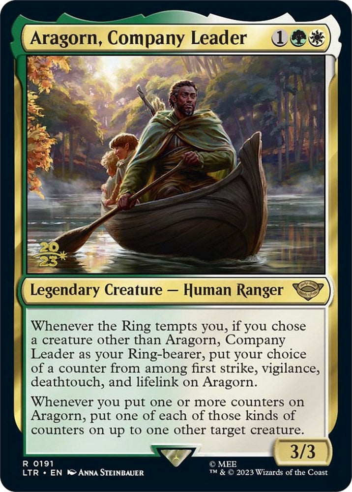 Aragorn, Company Leader [The Lord of the Rings: Tales of Middle-Earth Prerelease Promos] | Yard's Games Ltd