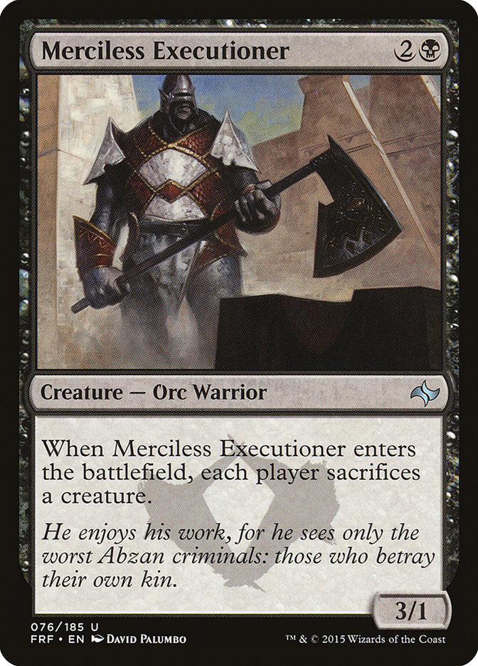 Merciless Executioner [Fate Reforged] | Yard's Games Ltd