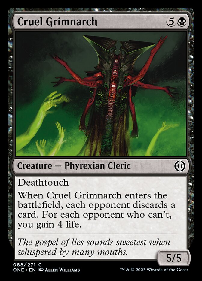 Cruel Grimnarch [Phyrexia: All Will Be One] | Yard's Games Ltd