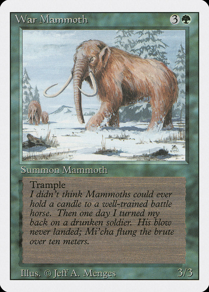 War Mammoth [Revised Edition] | Yard's Games Ltd