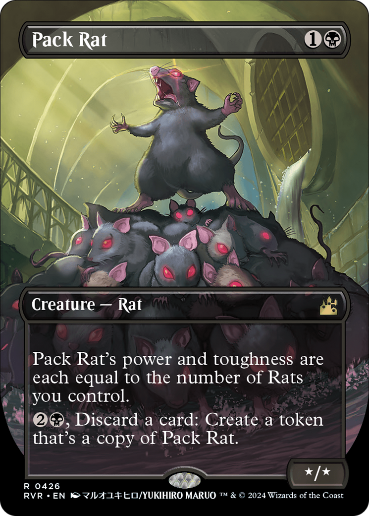 Pack Rat (Anime Borderless) [Ravnica Remastered] | Yard's Games Ltd