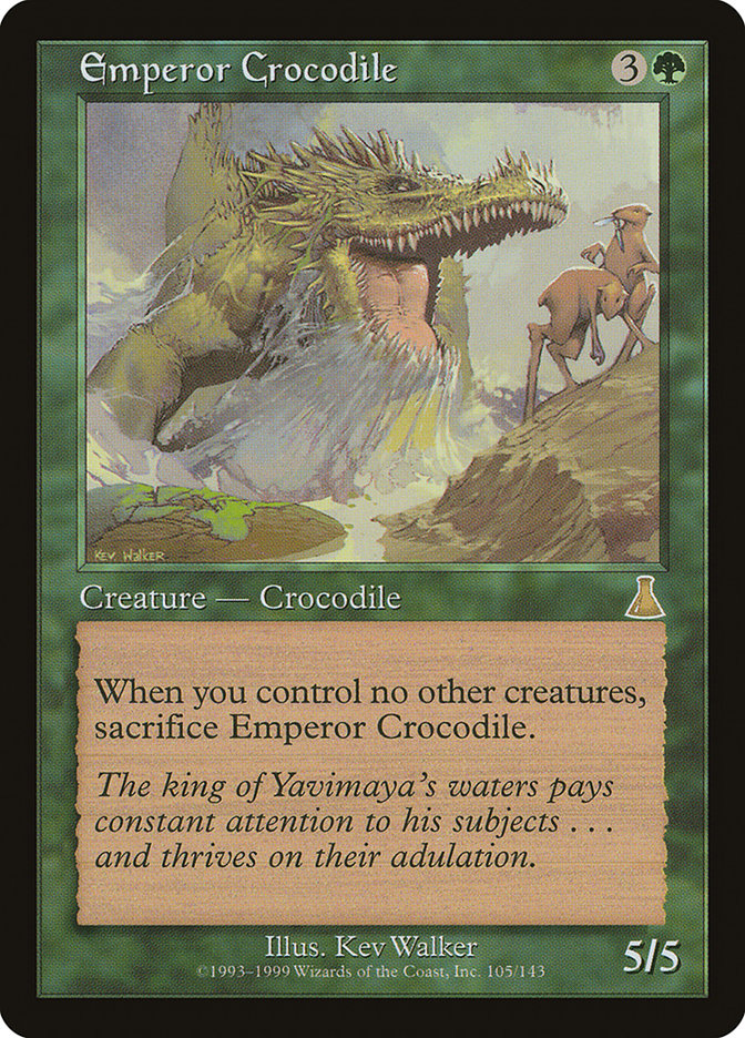 Emperor Crocodile [Urza's Destiny] | Yard's Games Ltd