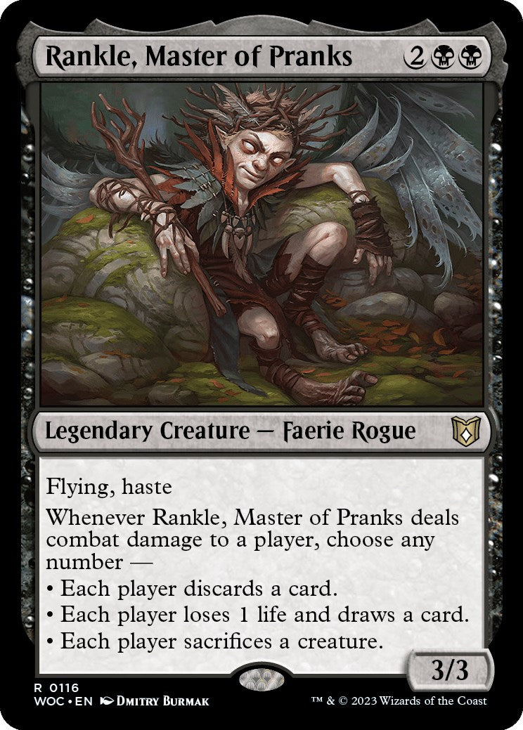 Rankle, Master of Pranks [Wilds of Eldraine Commander] | Yard's Games Ltd
