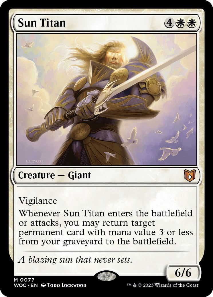 Sun Titan [Wilds of Eldraine Commander] | Yard's Games Ltd