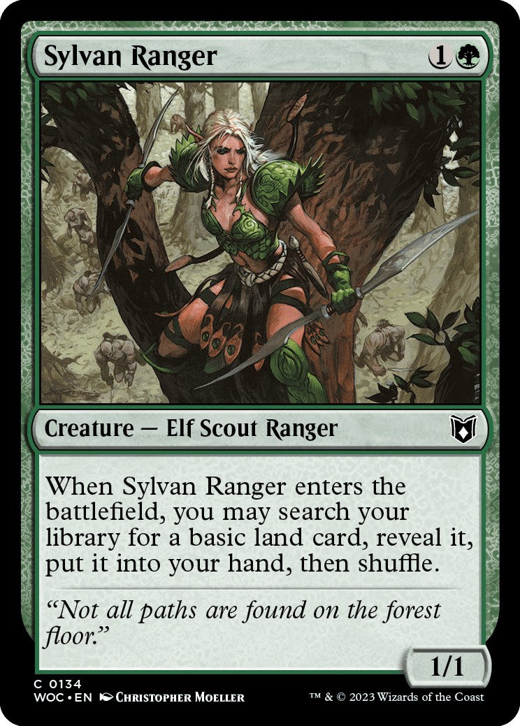 Sylvan Ranger [Wilds of Eldraine Commander] | Yard's Games Ltd