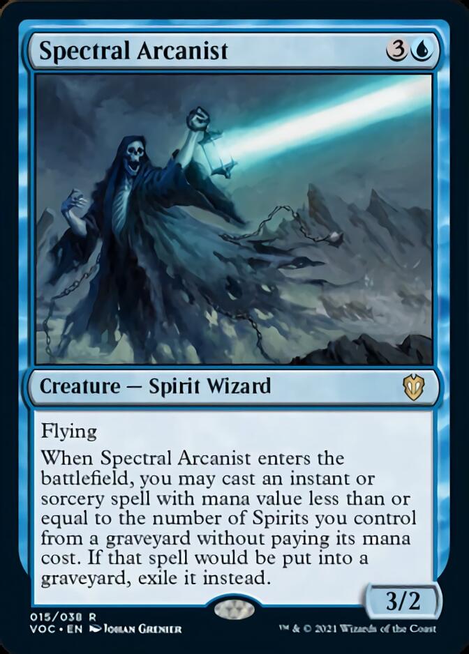 Spectral Arcanist [Innistrad: Crimson Vow Commander] | Yard's Games Ltd