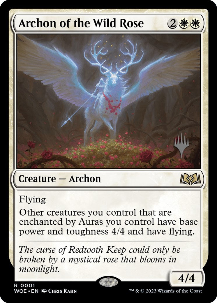 Archon of the Wild Rose (Promo Pack) [Wilds of Eldraine Promos] | Yard's Games Ltd