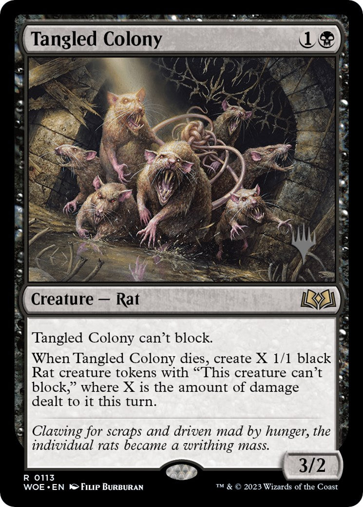 Tangled Colony (Promo Pack) [Wilds of Eldraine Promos] | Yard's Games Ltd