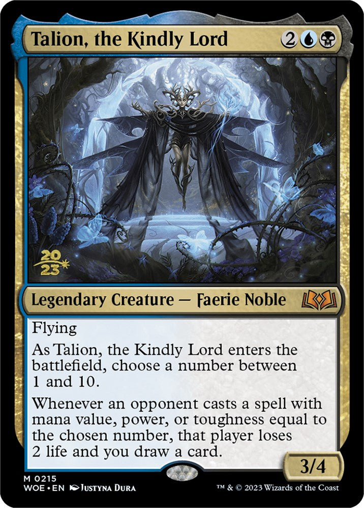 Talion, the Kindly Lord [Wilds of Eldraine Prerelease Promos] | Yard's Games Ltd