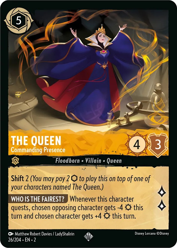 The Queen - Commanding Presence (26/204) [Rise of the Floodborn] | Yard's Games Ltd