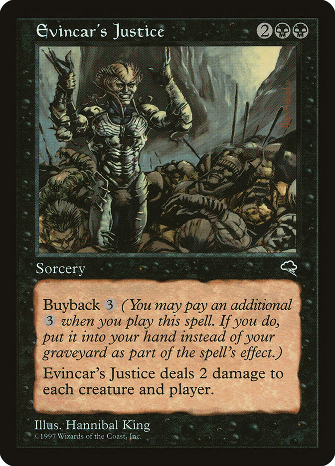 Evincar's Justice [Tempest] | Yard's Games Ltd