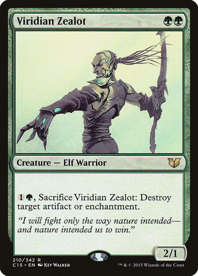Viridian Zealot [Commander 2015] | Yard's Games Ltd
