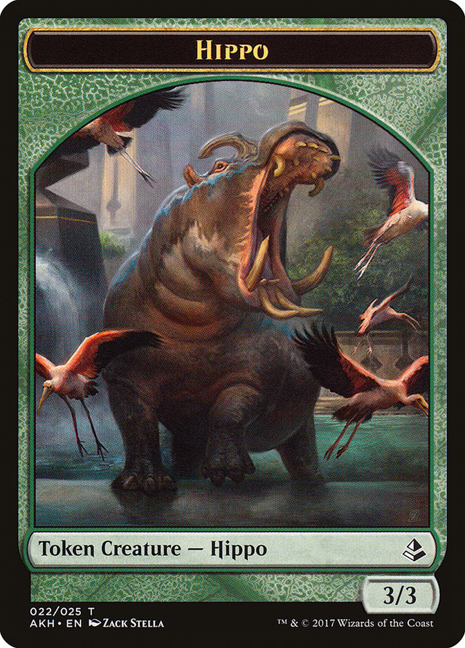 Hippo Token [Amonkhet Tokens] | Yard's Games Ltd