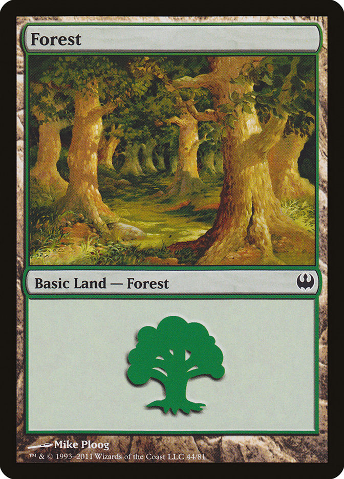 Forest (44) [Duel Decks: Knights vs. Dragons] | Yard's Games Ltd