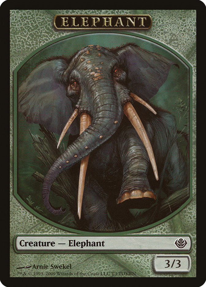 Elephant Token [Duel Decks: Garruk vs. Liliana Tokens] | Yard's Games Ltd