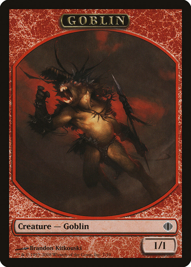 Goblin Token [Shards of Alara Tokens] | Yard's Games Ltd