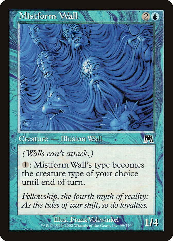 Mistform Wall [Onslaught] | Yard's Games Ltd