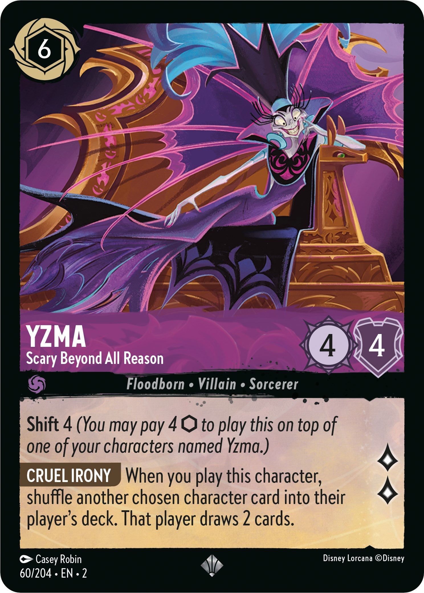 Yzma - Scary Beyond All Reason (60/204) [Rise of the Floodborn] | Yard's Games Ltd