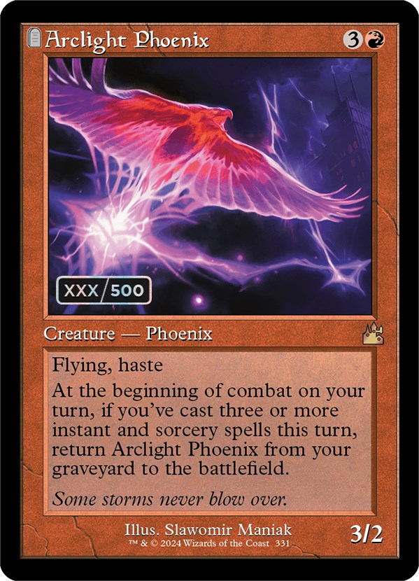 Arclight Phoenix (Retro) (Serialized) [Ravnica Remastered] | Yard's Games Ltd