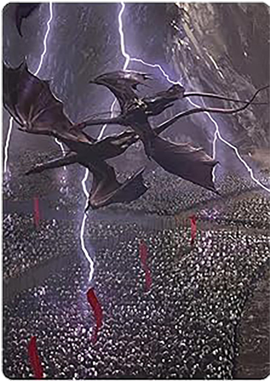 Mordor on the March Art Card [The Lord of the Rings: Tales of Middle-earth Art Series] | Yard's Games Ltd