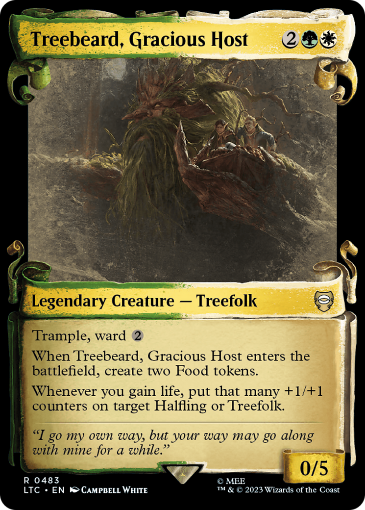 Treebeard, Gracious Host [The Lord of the Rings: Tales of Middle-Earth Commander Showcase Scrolls] | Yard's Games Ltd