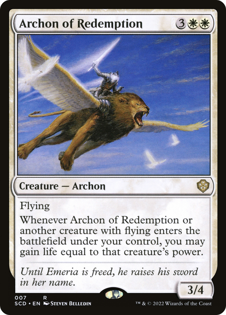 Archon of Redemption [Starter Commander Decks] | Yard's Games Ltd