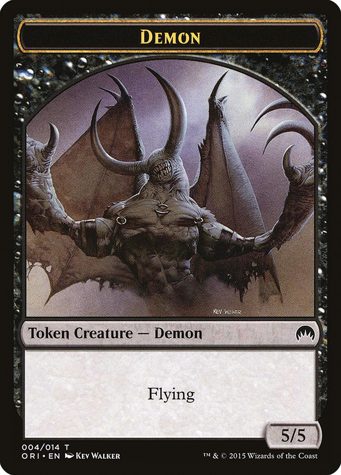 Demon Token [Magic Origins Tokens] | Yard's Games Ltd