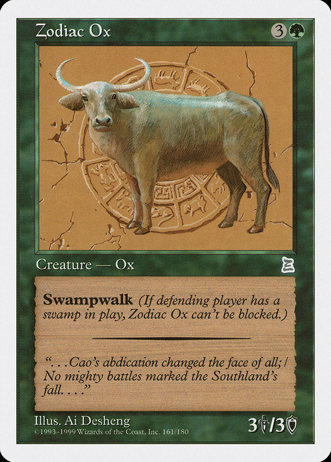 Zodiac Ox [Portal Three Kingdoms] | Yard's Games Ltd