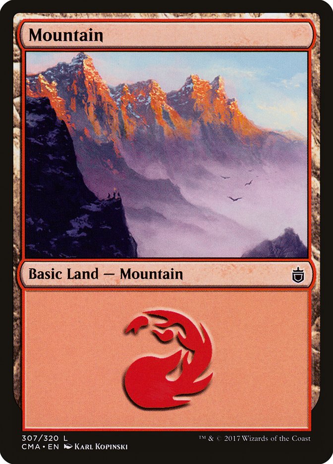 Mountain (307) [Commander Anthology] | Yard's Games Ltd