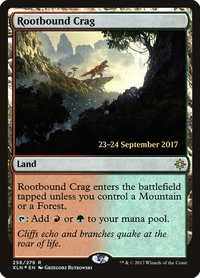 Rootbound Crag [Ixalan Prerelease Promos] | Yard's Games Ltd